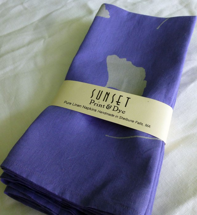 Here they are with the discharge washed out, pressed again and folded