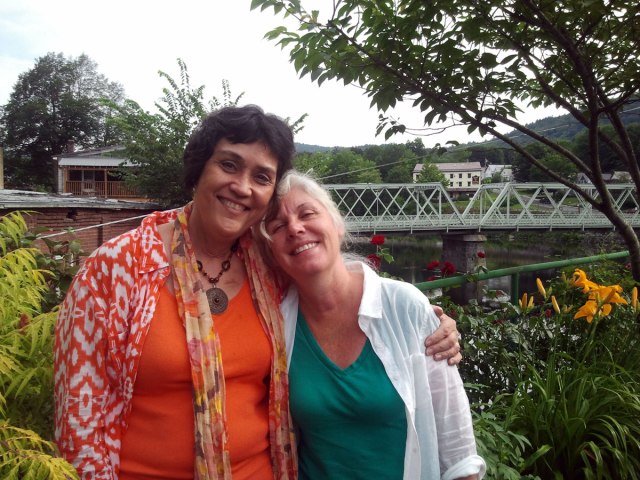 here we are on the Bridge of flowers