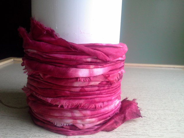 If your fabric is damp it can be a bit hard to do this part, but don't give up!