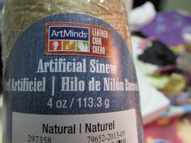 You can get it at Michael's craft in the leather section.